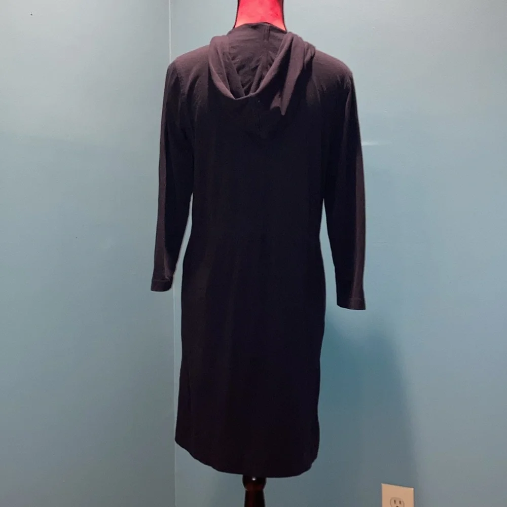 J Jill Black Cotton Zip Up Hoodie Size Small - Picture 8 of 16